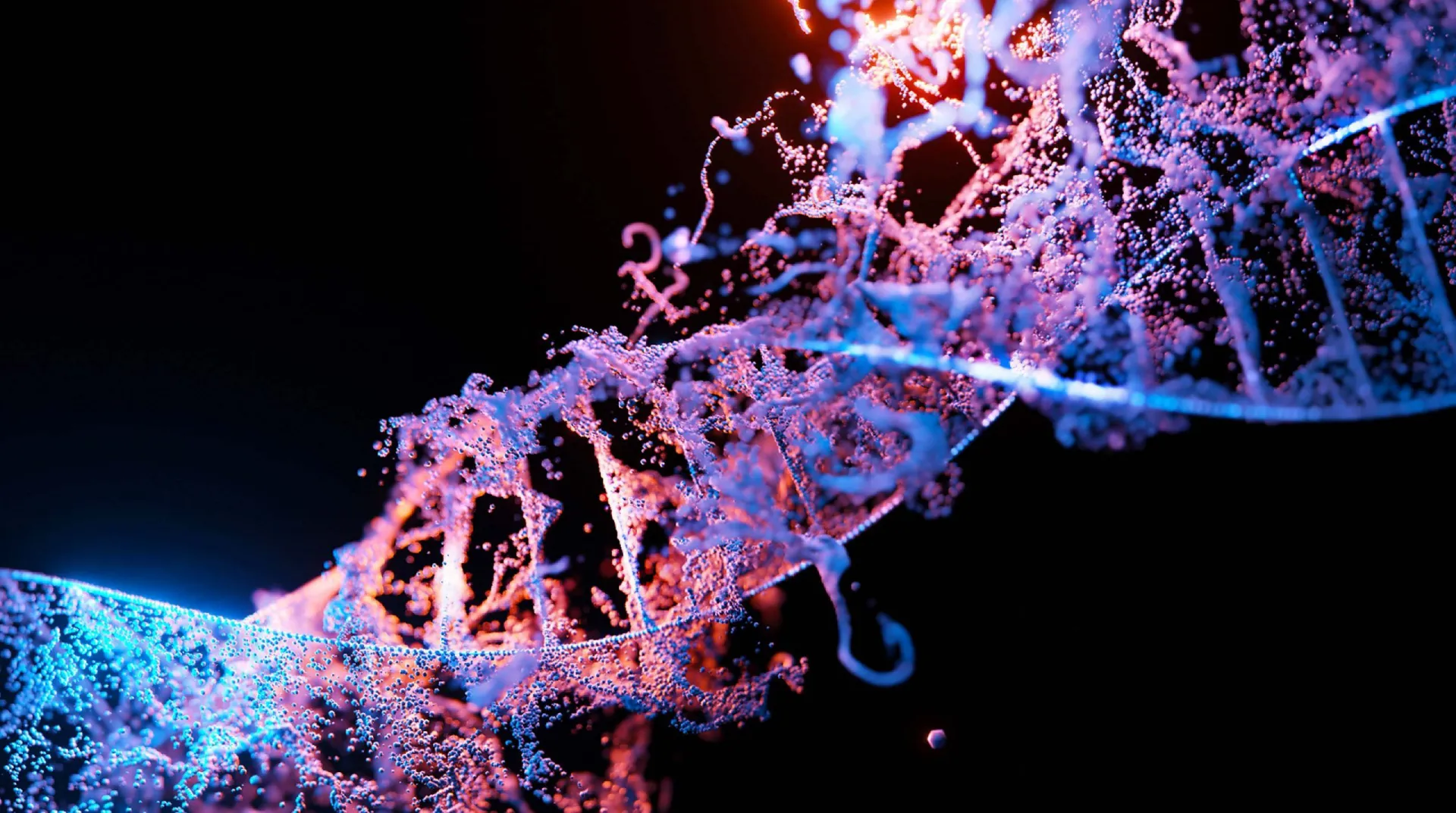 Scientific DNA illustration