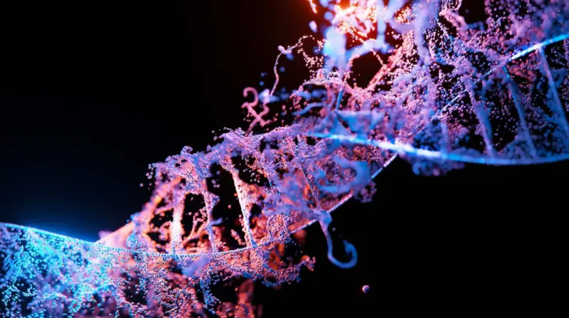 Scientific DNA illustration